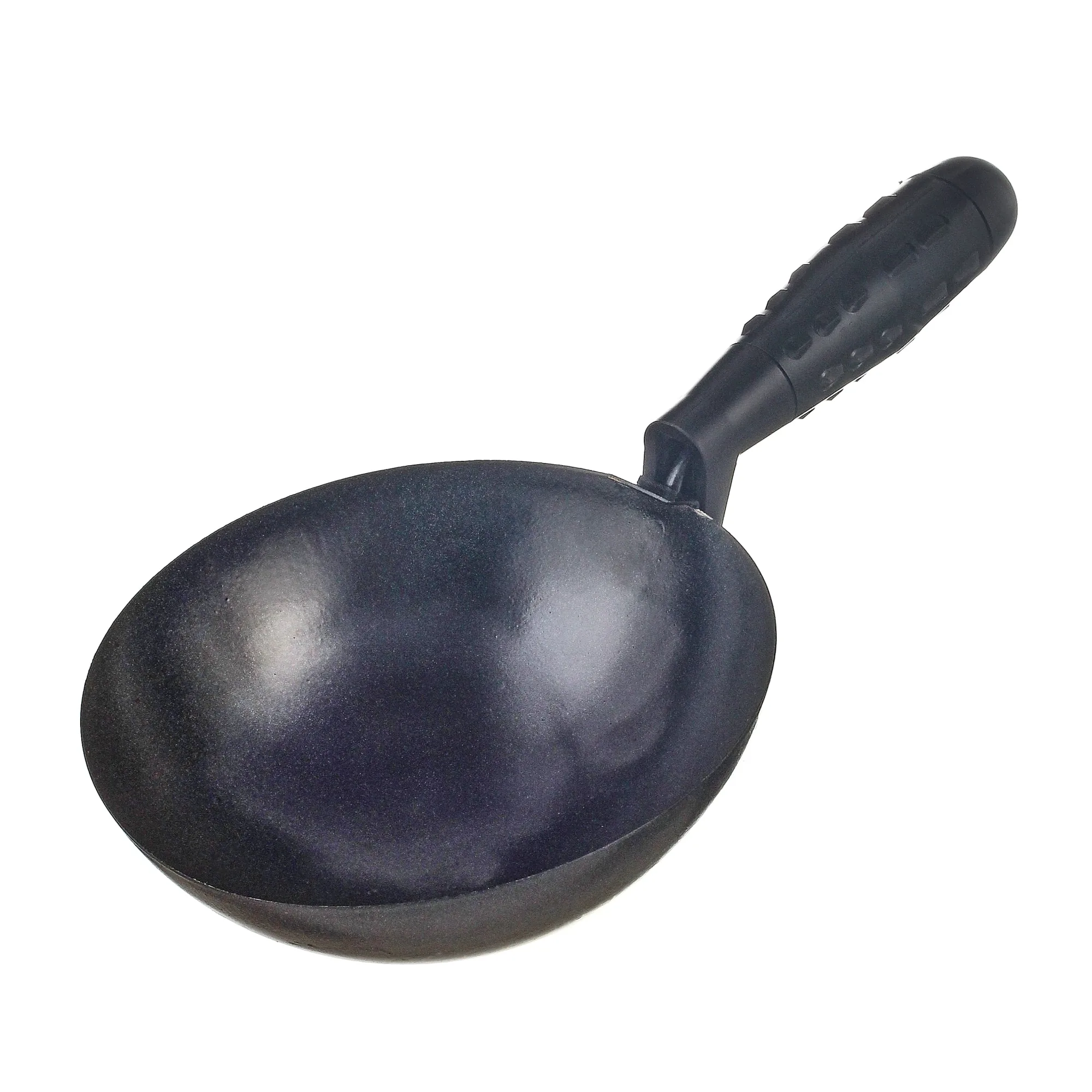 Ковш стальной, порошк. покраска, круглое дно, с крюком, пластиковая ручка, 160мм, (шт.)