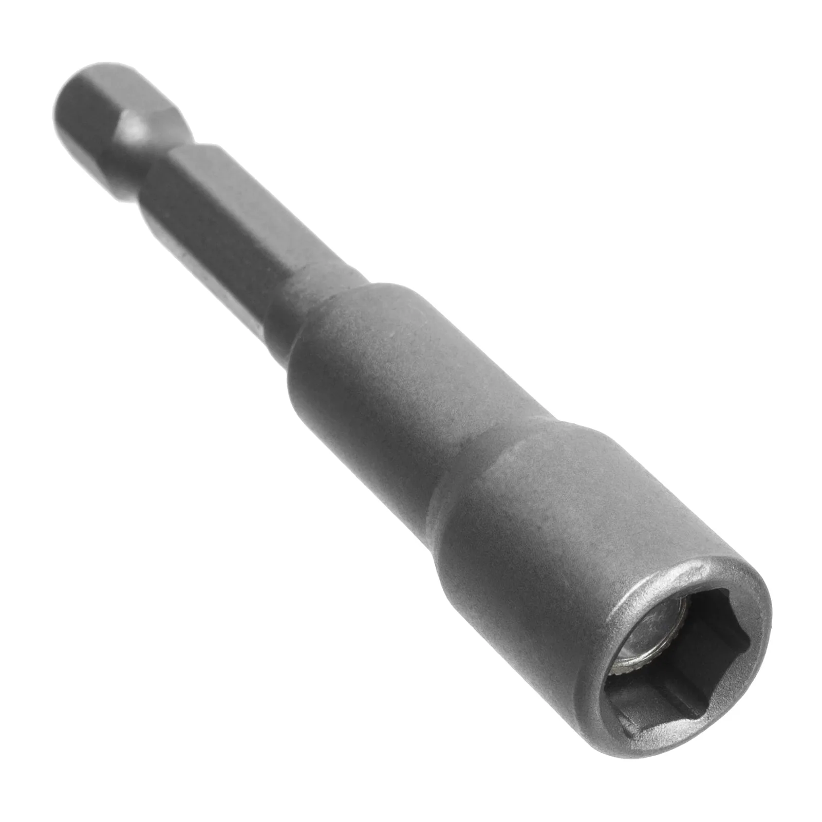 Головка торцевая магнитная 8 х 65 мм, хвостовик 1/4" Е, CrV, 2 шт., (уп.)