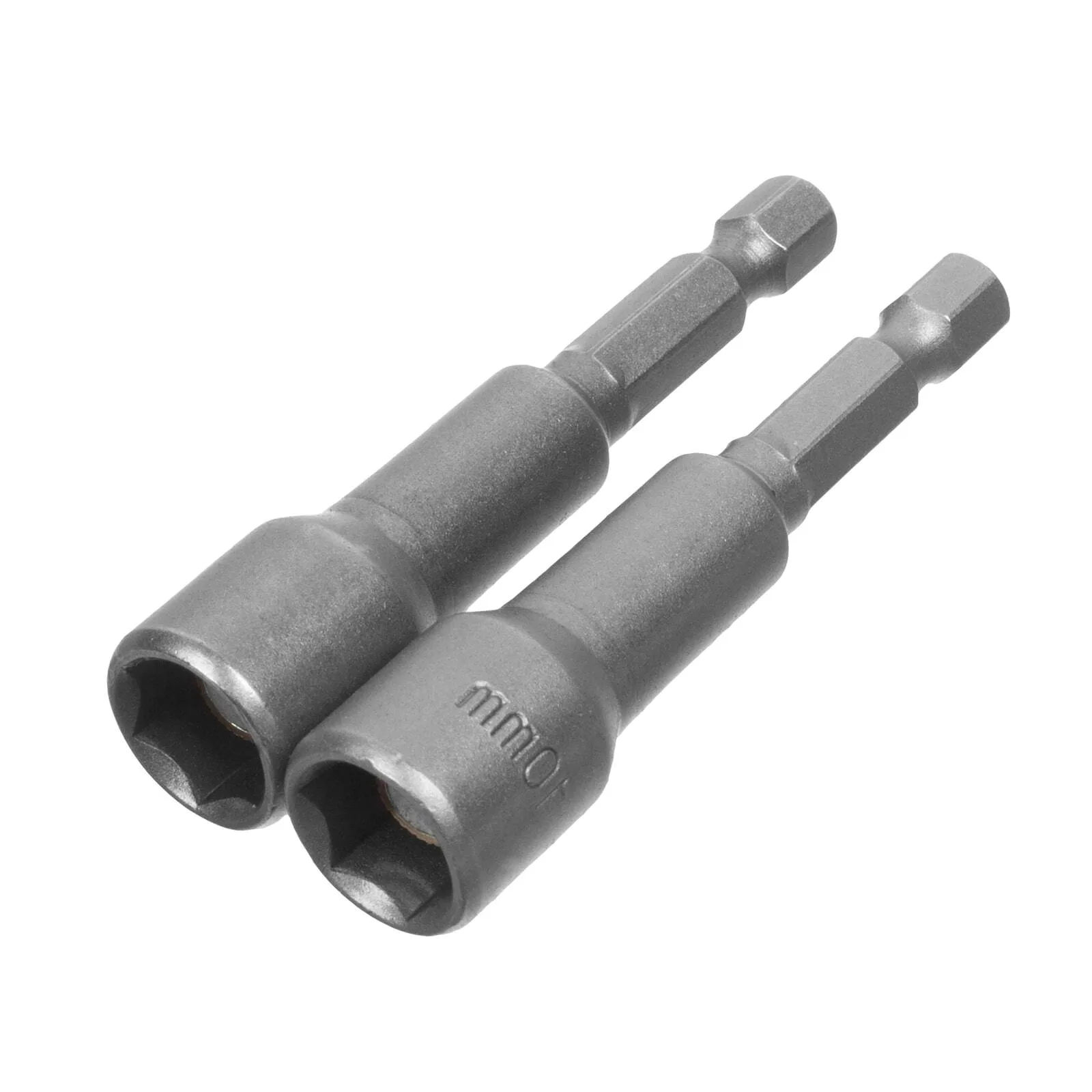 Головка торцевая магнитная 10 х 65 мм, хвостовик 1/4" Е, CrV, 2 шт., (уп.)