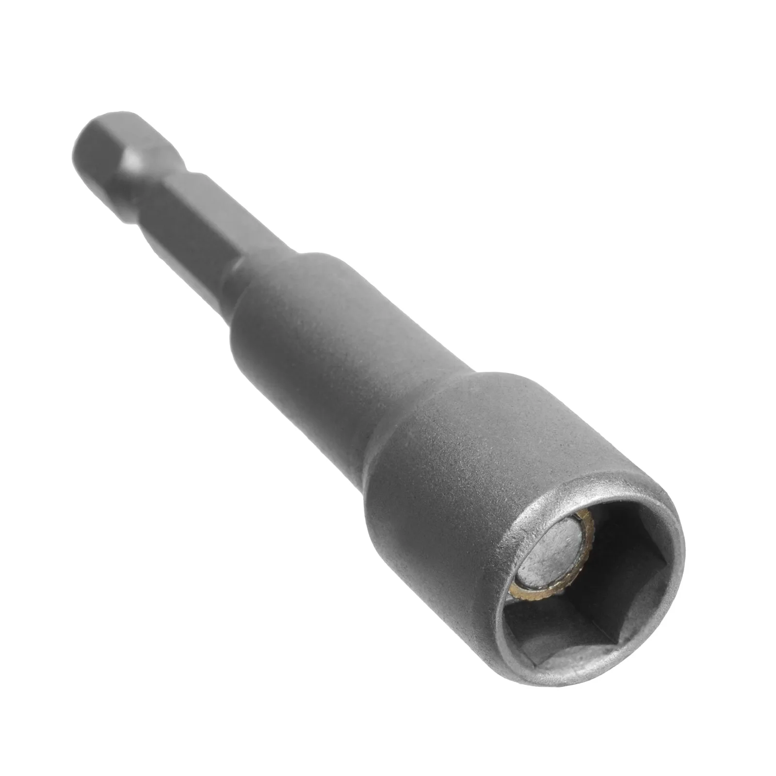 Головка торцевая магнитная 10 х 65 мм, хвостовик 1/4" Е, CrV, 2 шт., (уп.)