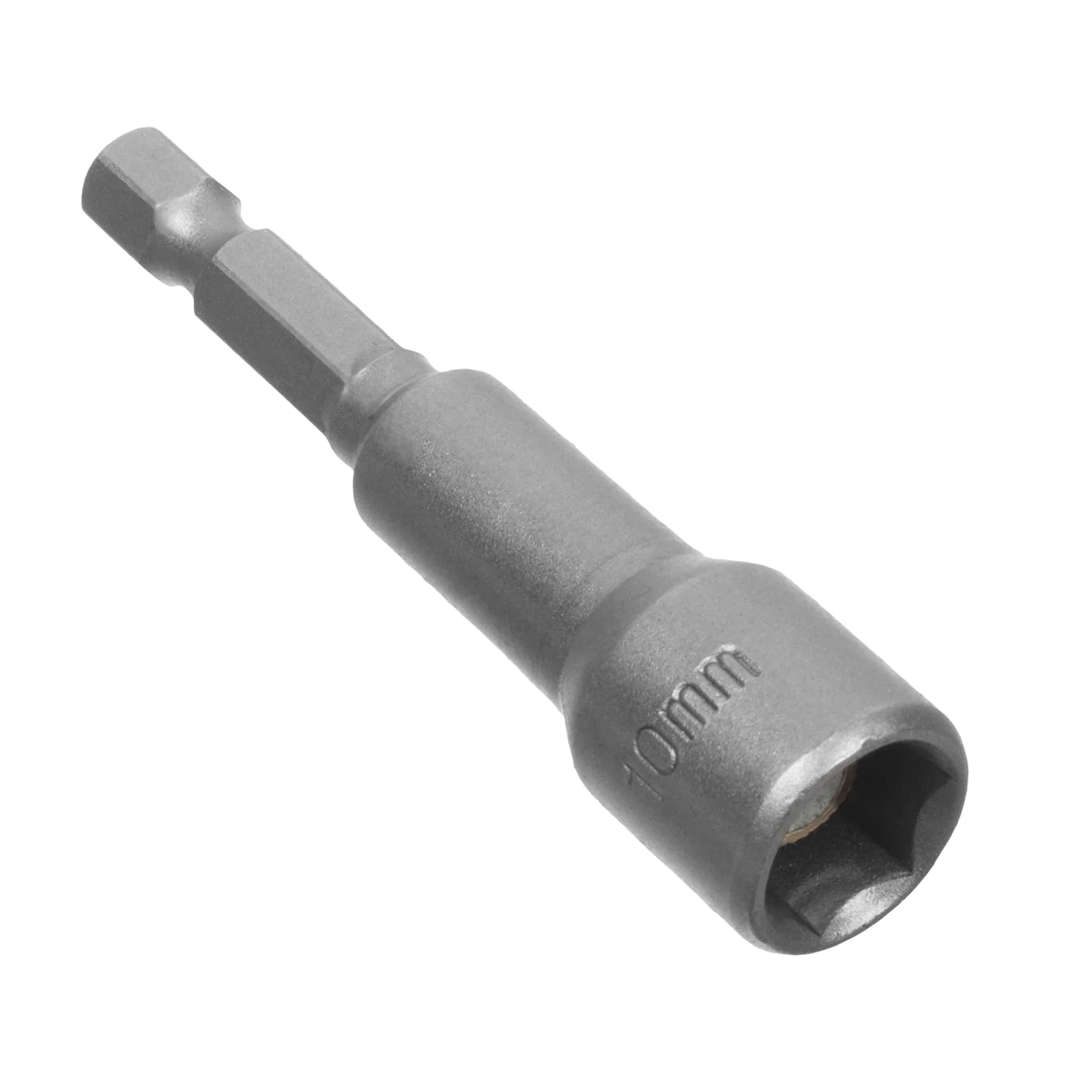 Головка торцевая магнитная 10 х 65 мм, хвостовик 1/4" Е, CrV, 2 шт., (уп.)