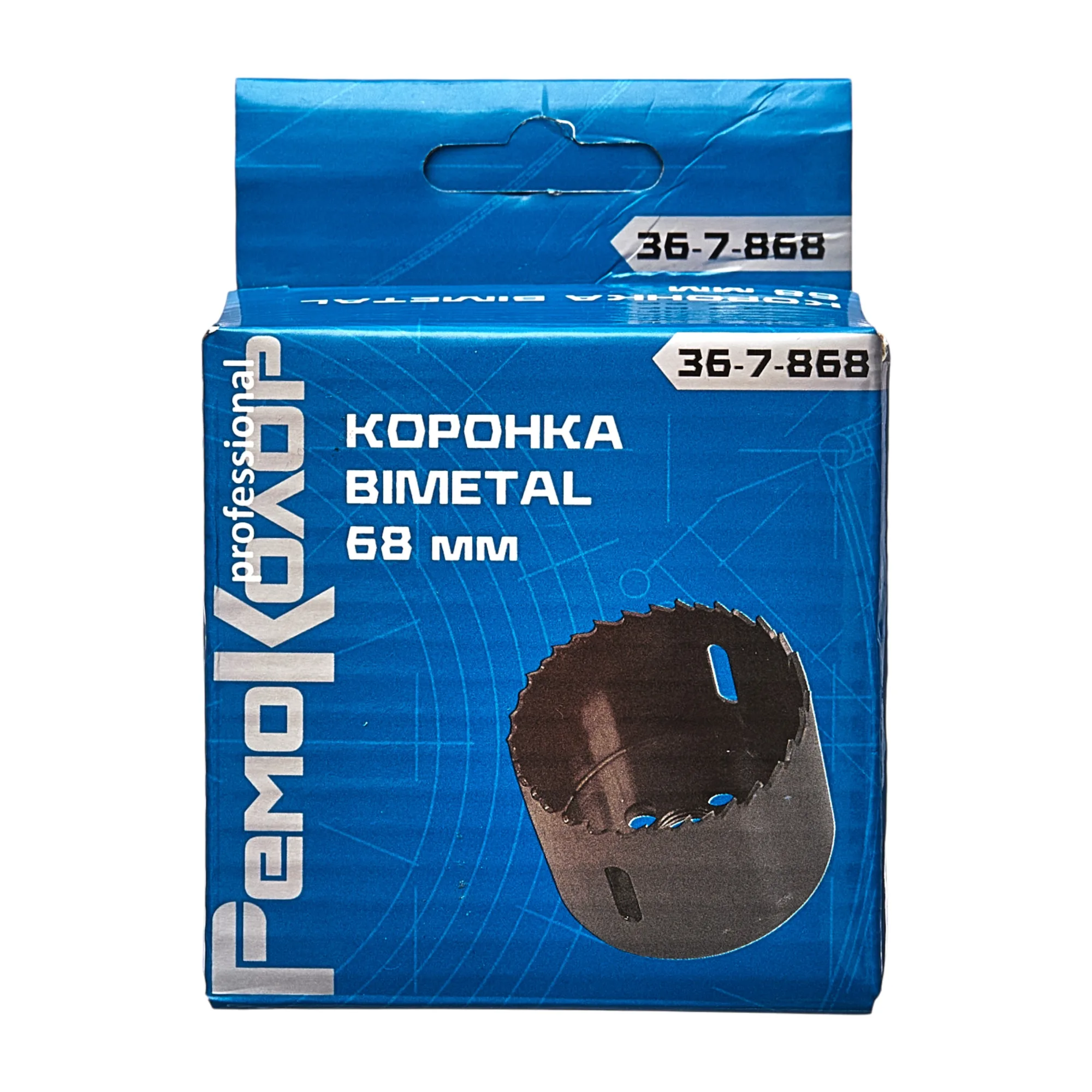 Коронка по металлу БИМЕТАЛ, 68 мм, (шт.)