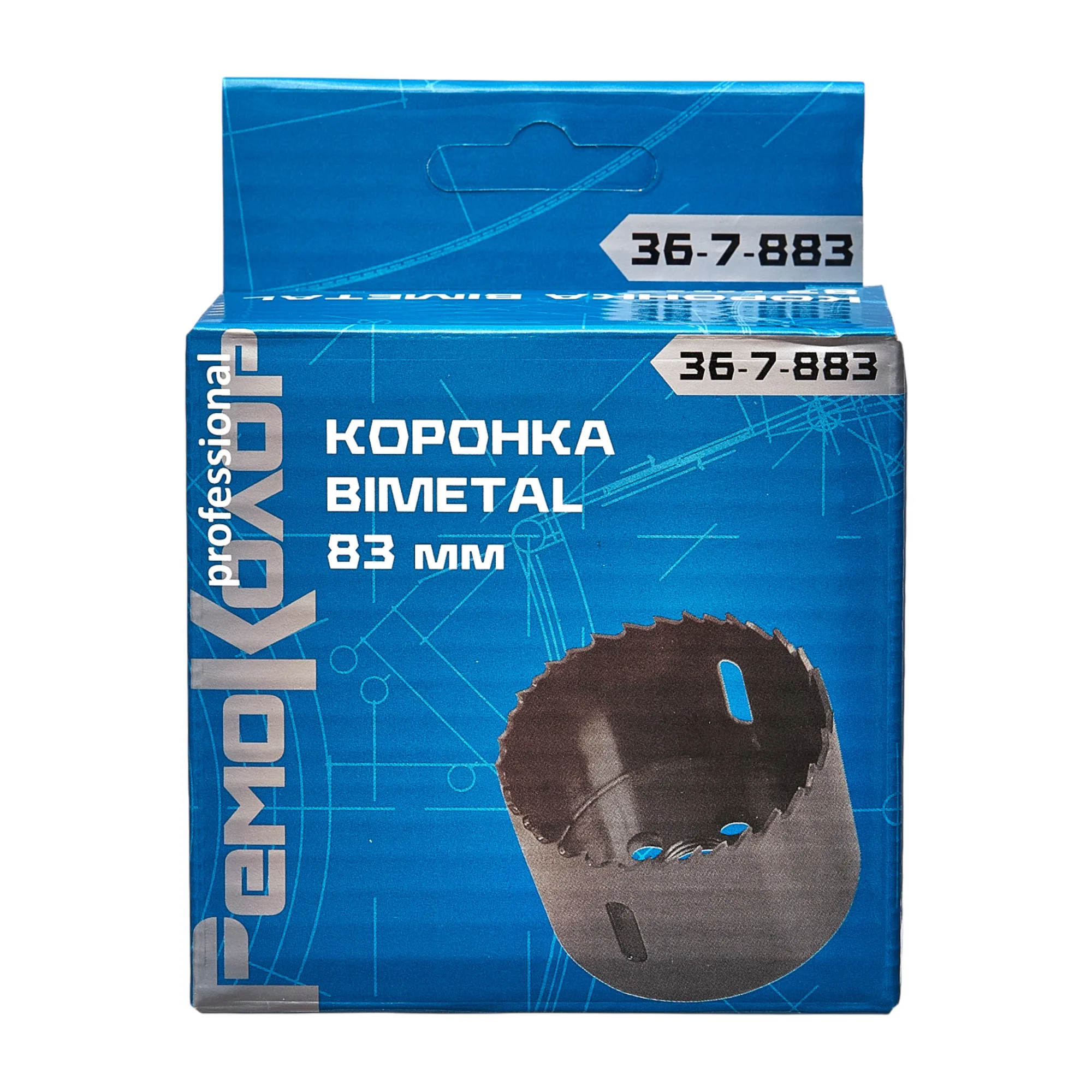 Коронка по металлу БИМЕТАЛ, 83 мм, (шт.)