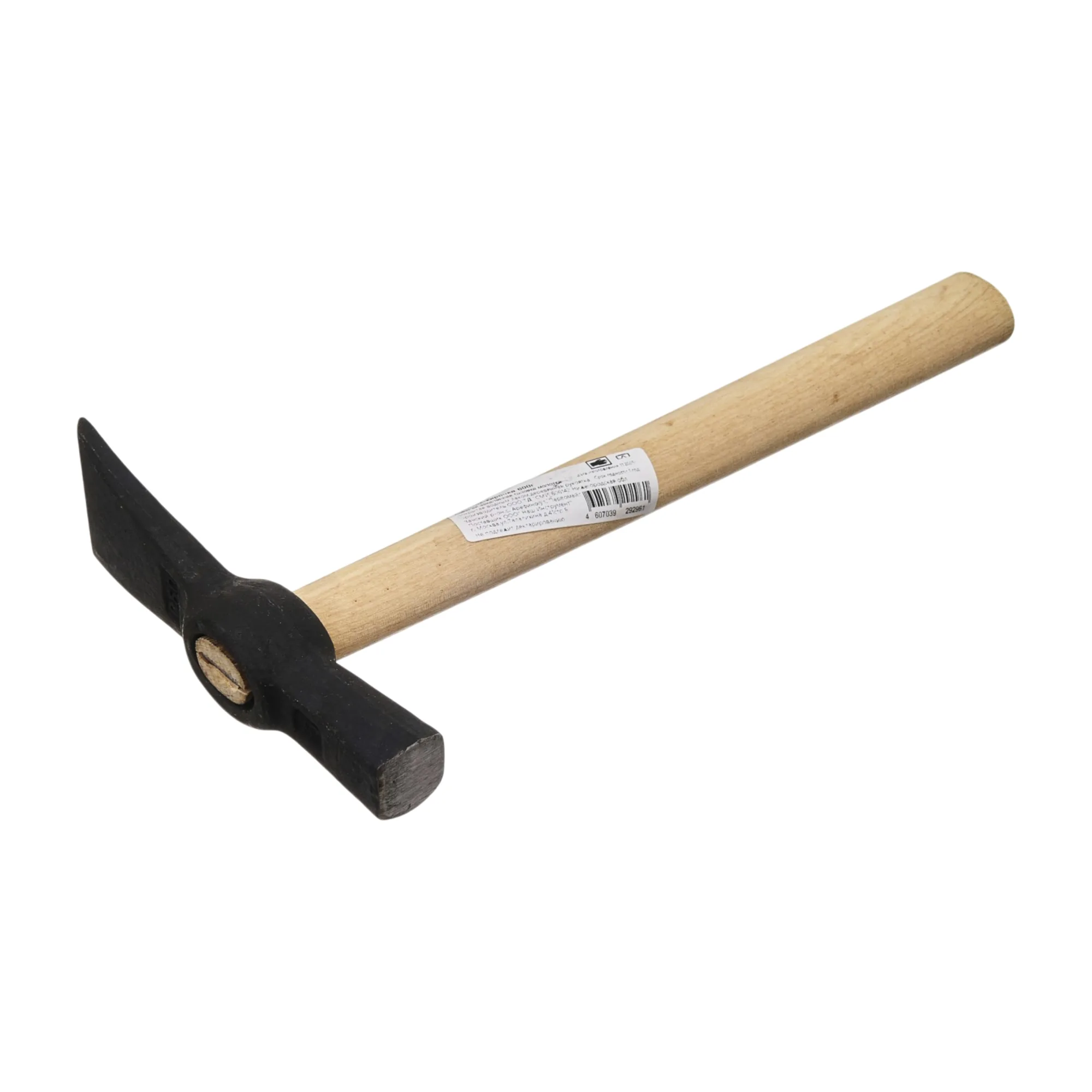 Молоток-кирочка деревянная рукоятка, 600г, (шт.)