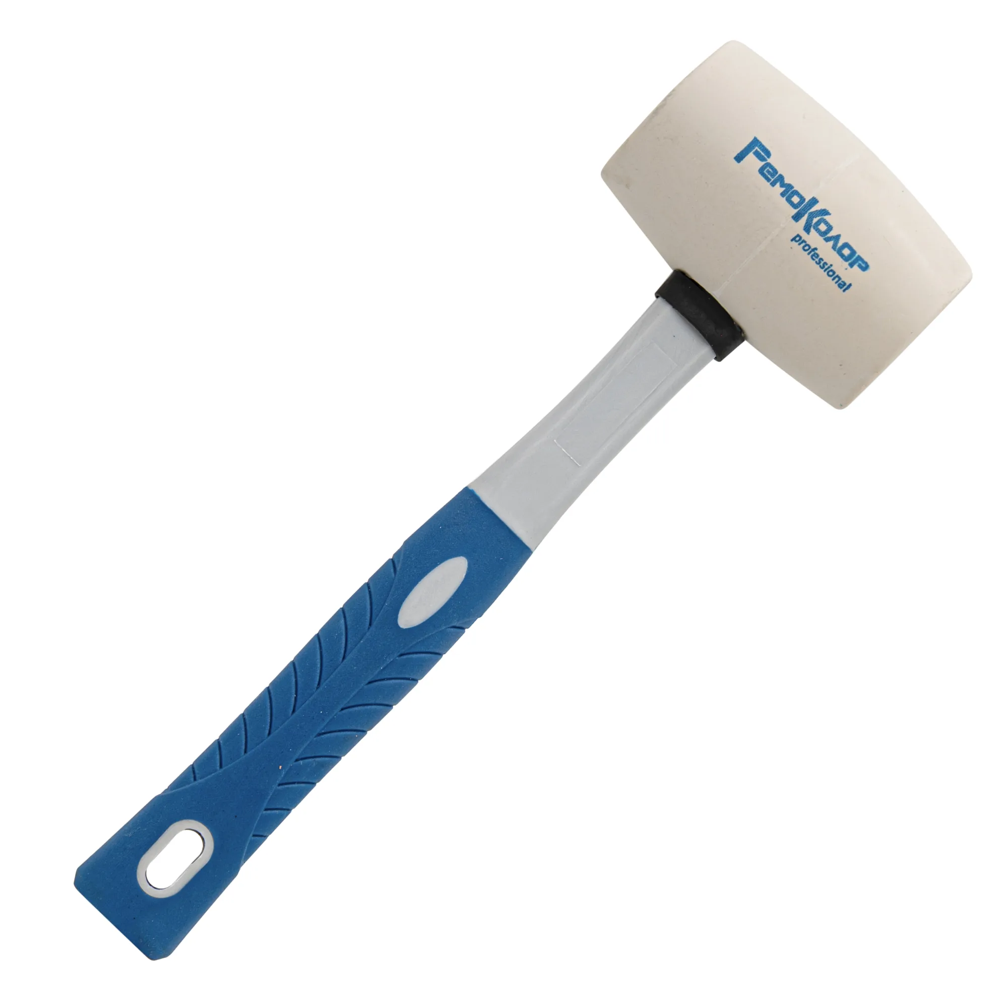 Киянка белая резина, фиберглассовая рукоятка, 450г, (шт.)
