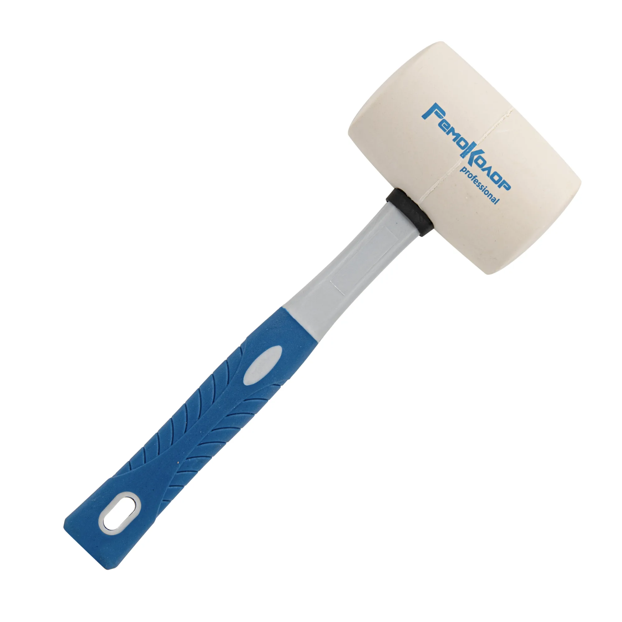 Киянка белая резина, фиберглассовая рукоятка, 910г, (шт.)