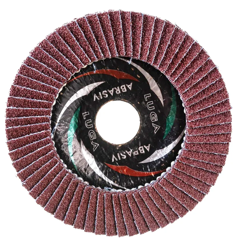 Круг лепестковый Луга торцевой Р100, (№12), 115х22мм, (шт.)