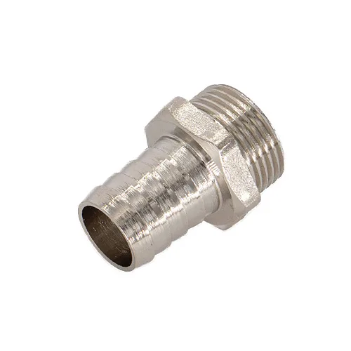 Штуцер для шланга латунный, наружная резьба, 1/2"-16 мм, (шт.)