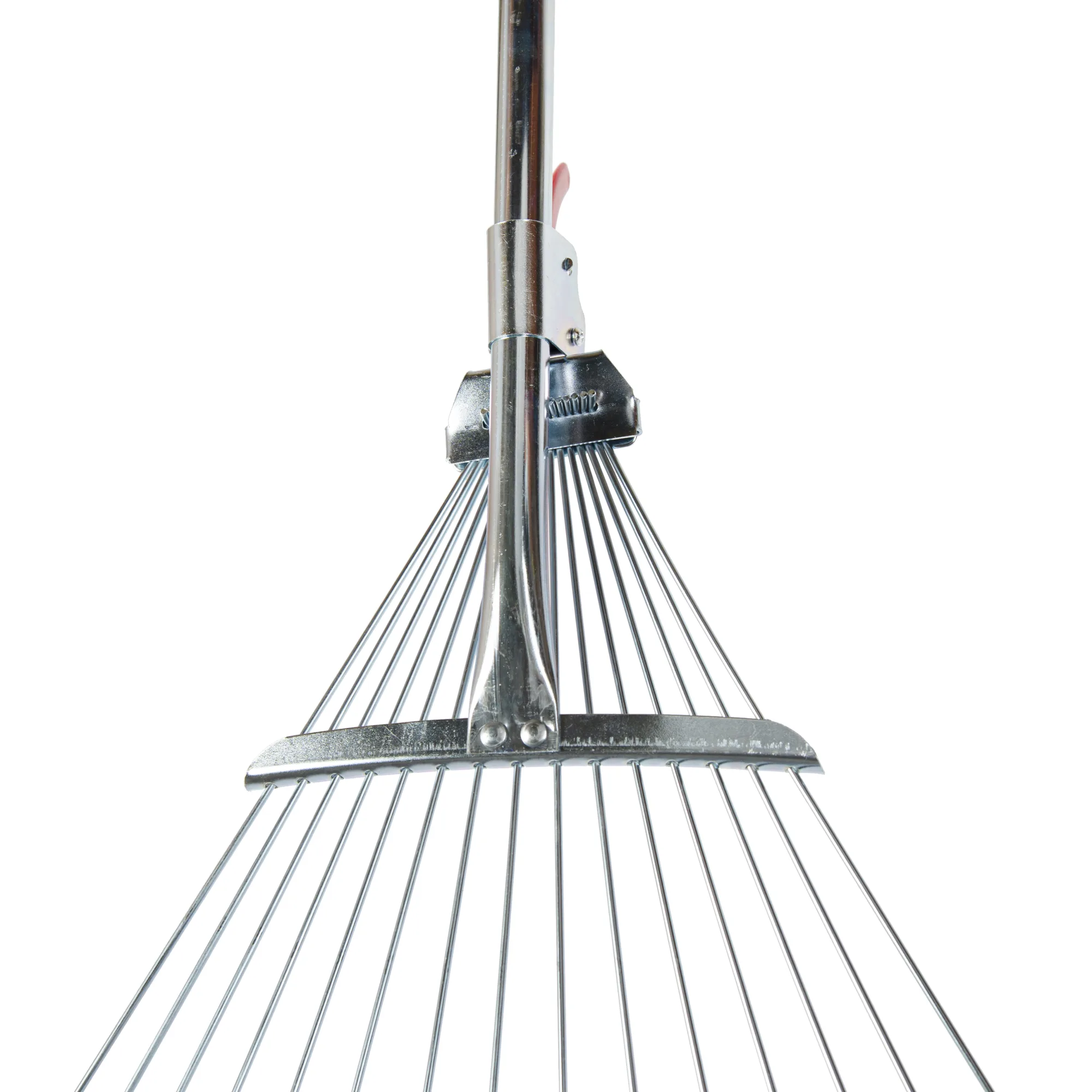 Грабли веерные, стальные оцинкованные, 15 зубьев, раздвижные, стальной черенок, (шт.)