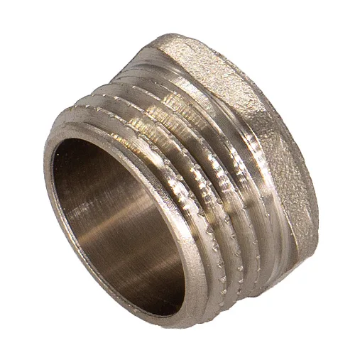Заглушка латунная, наружная резьба, 1", (шт.)