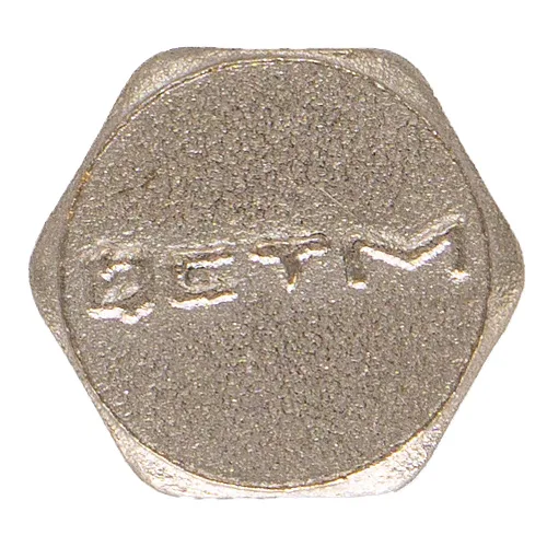 Заглушка латунная, наружная резьба, 1", (шт.)