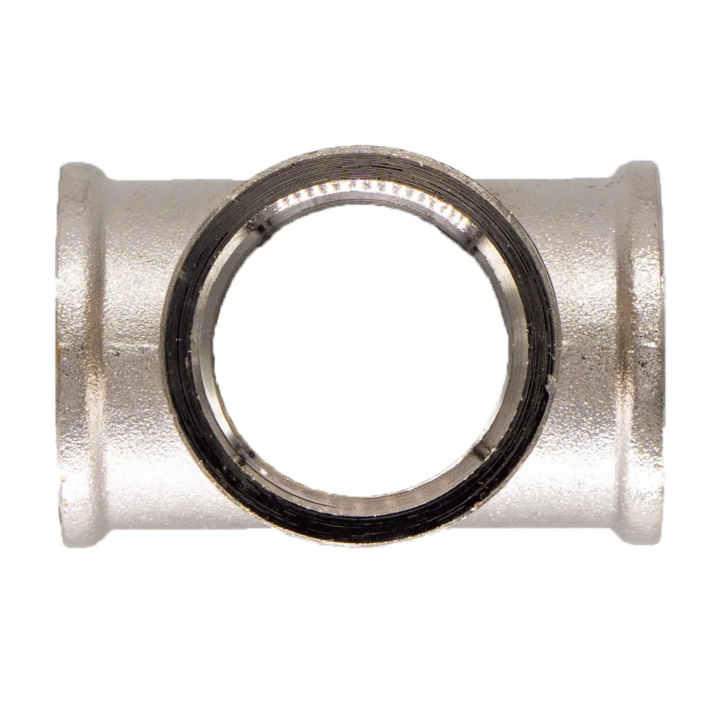 Крестовина латунная,внутренняя резьба, 1/2", 0000150, (шт.)