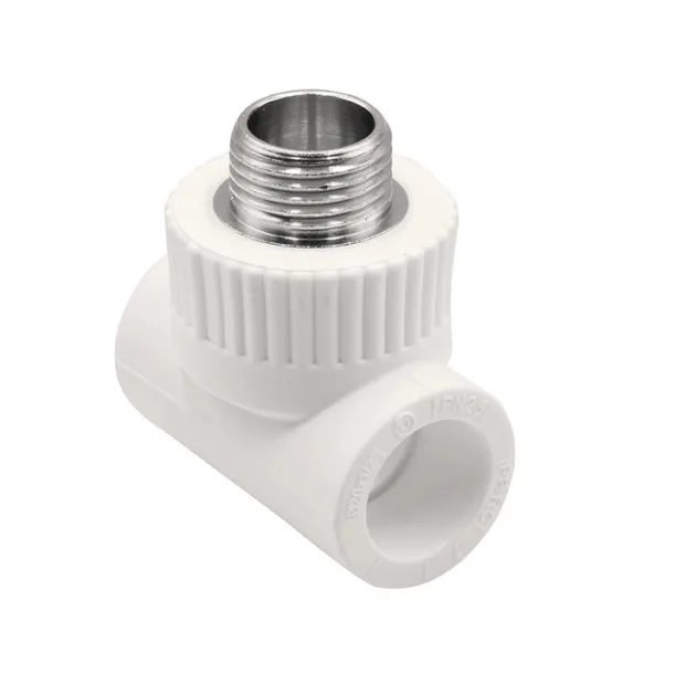 Тройник ППР(PP-R) Ремоколор, переходной, наружная резьба, 32ммх1", 2471, (шт.)