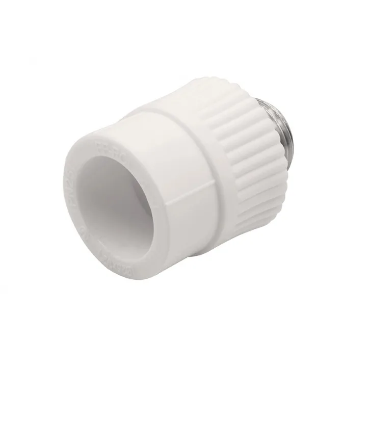 Муфта ППР (PP-R), переходная, наружная резьба, 25мм x1/2", (шт.)