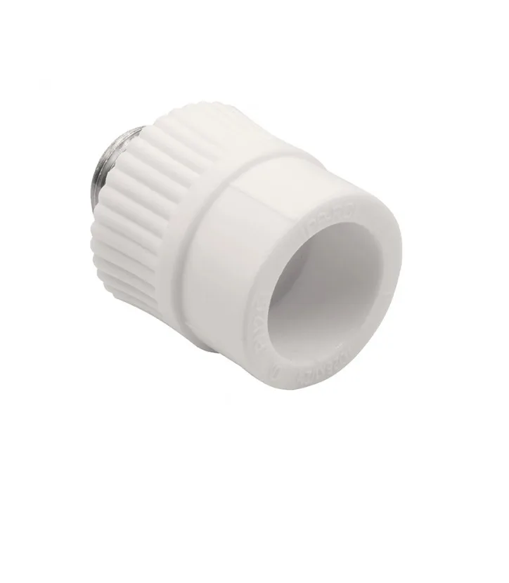 Муфта ППР (PP-R), переходная, наружная резьба, 25мм x1/2", (шт.)