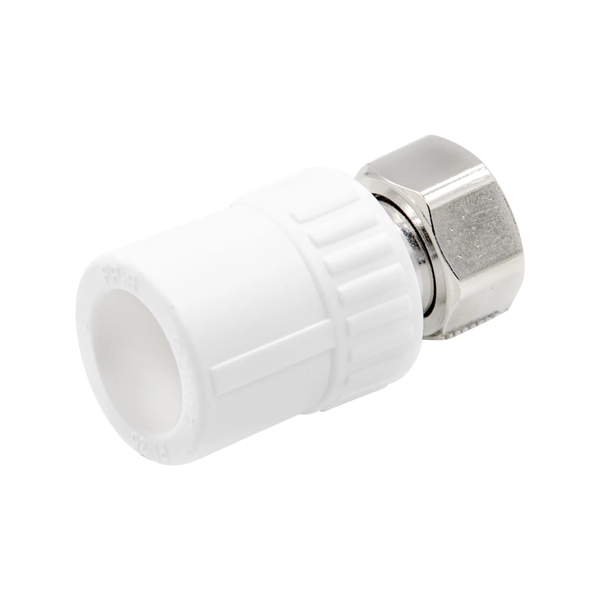 Муфта ППР (PP-R), с накидной гайкой, 20ммх1/2", (шт.)
