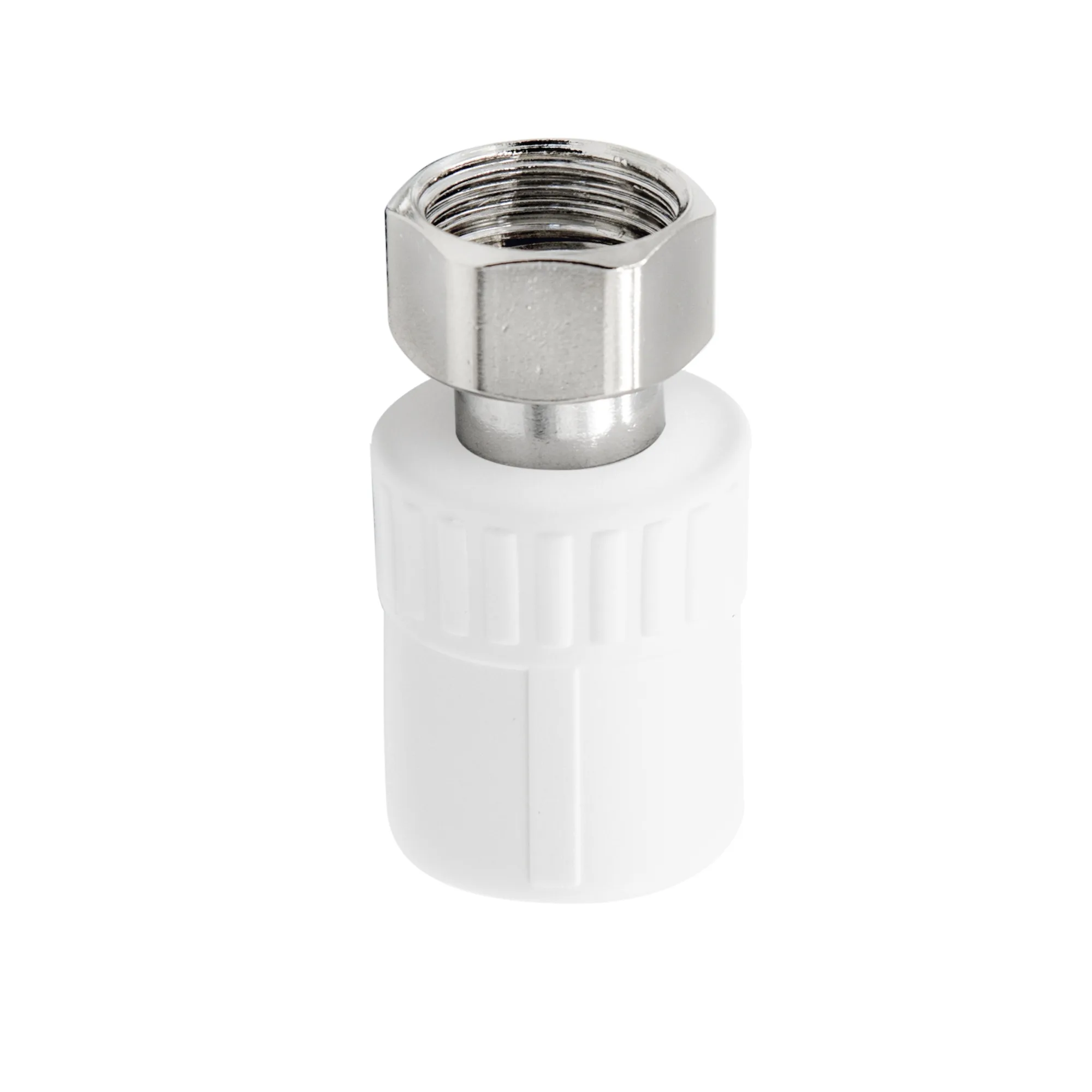 Муфта ППР (PP-R), с накидной гайкой, 20ммх1/2", (шт.)
