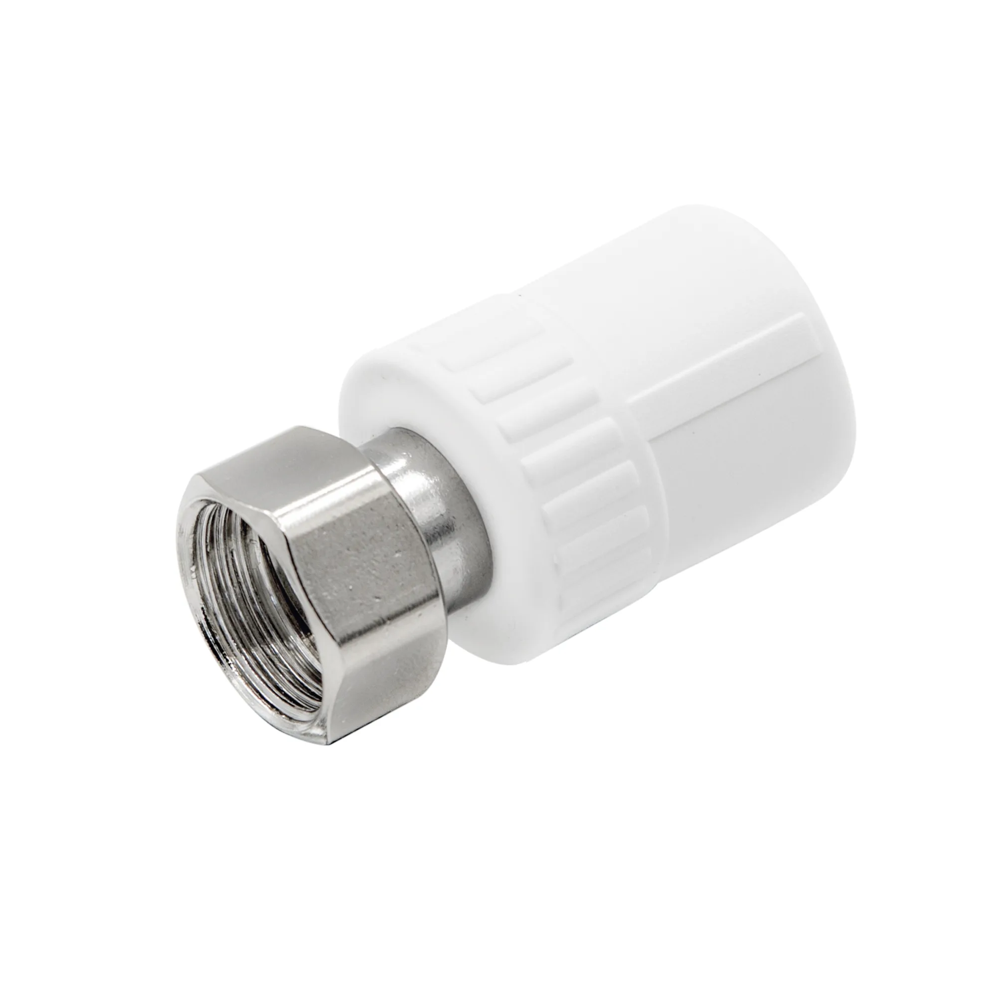 Муфта ППР (PP-R), с накидной гайкой, 20ммх1/2", (шт.)