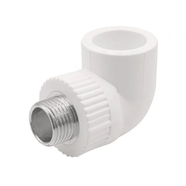Угольник ППР (PP-R), переходной, наружная резьба, 20ммх1/2", (шт.)