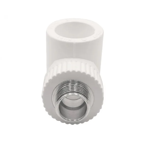 Угольник ППР (PP-R), переходной, наружная резьба, 20ммх1/2", (шт.)