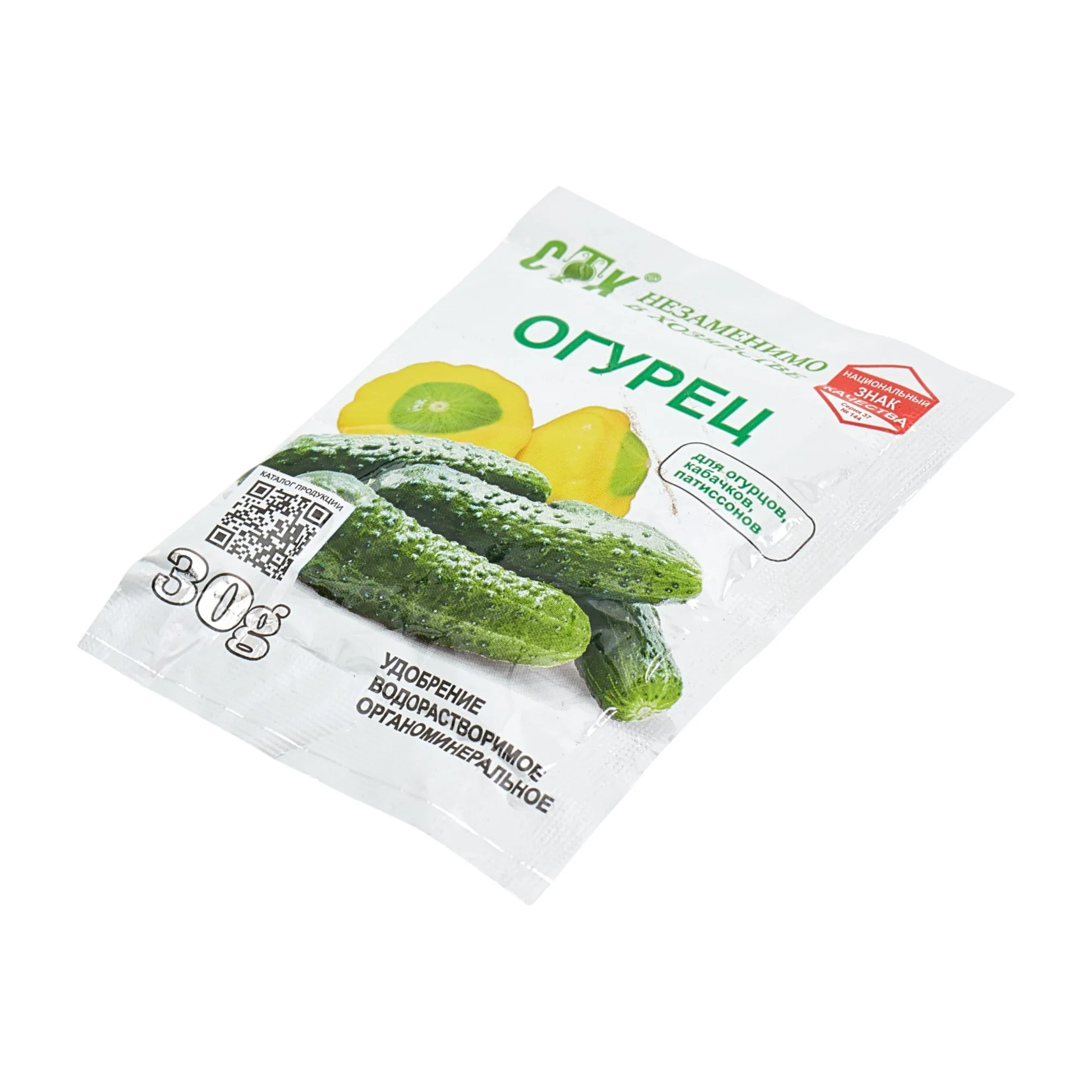 Удобрение органоминеральное для огурцов, 30г, (шт.)