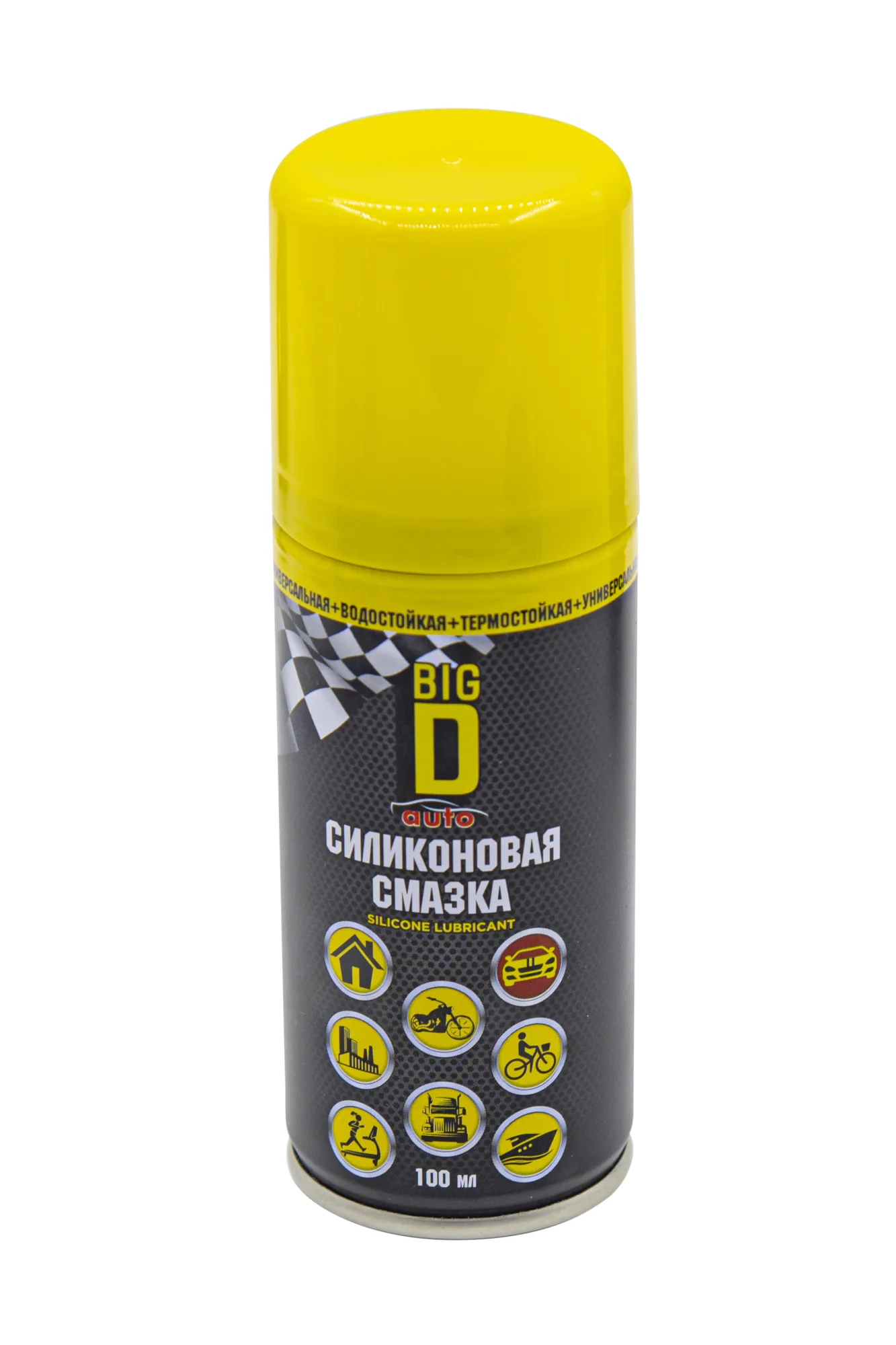 Смазка силиконовая Big D, 100мл, (шт.)