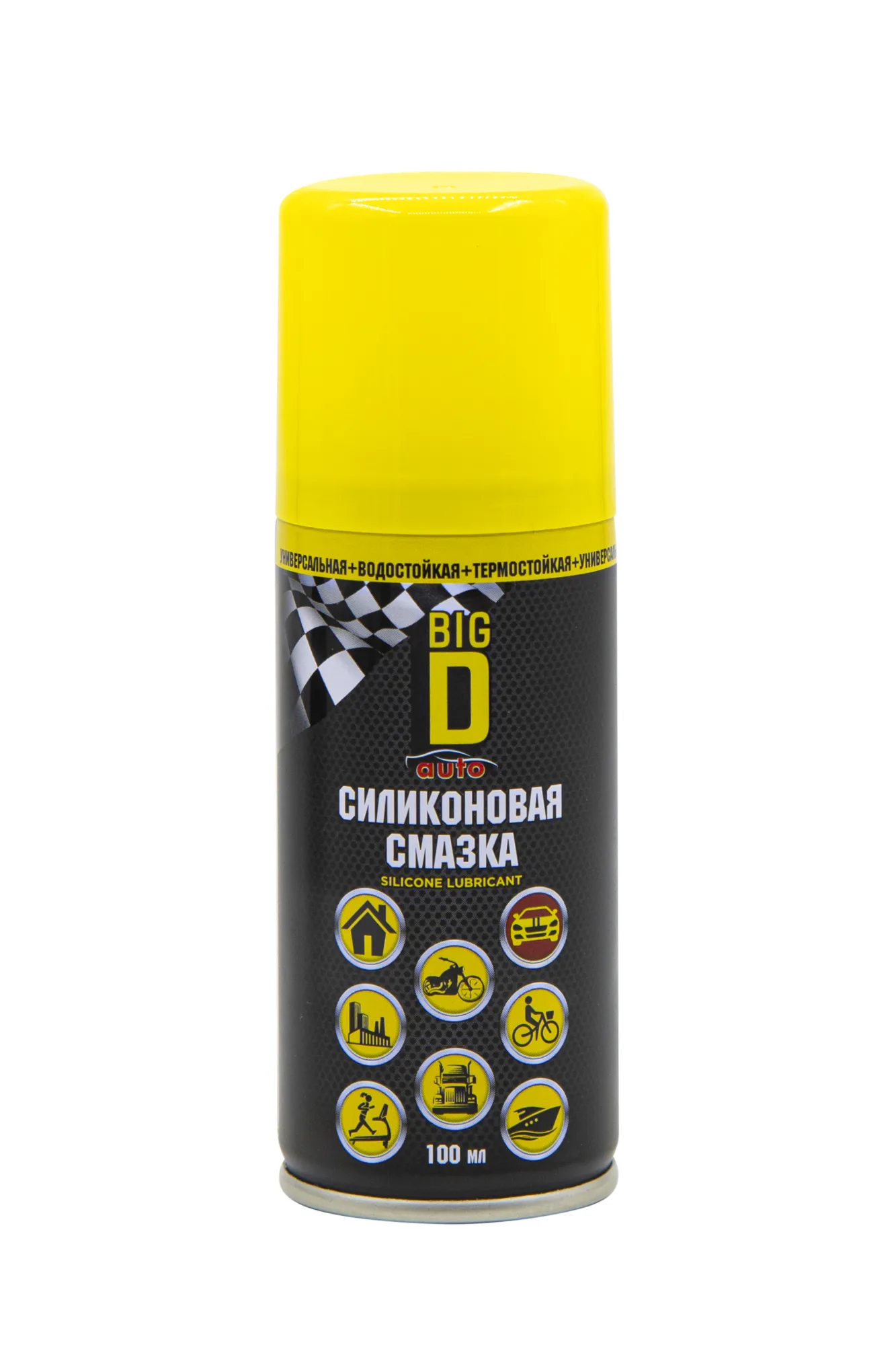 Смазка силиконовая Big D, 100мл, (шт.)