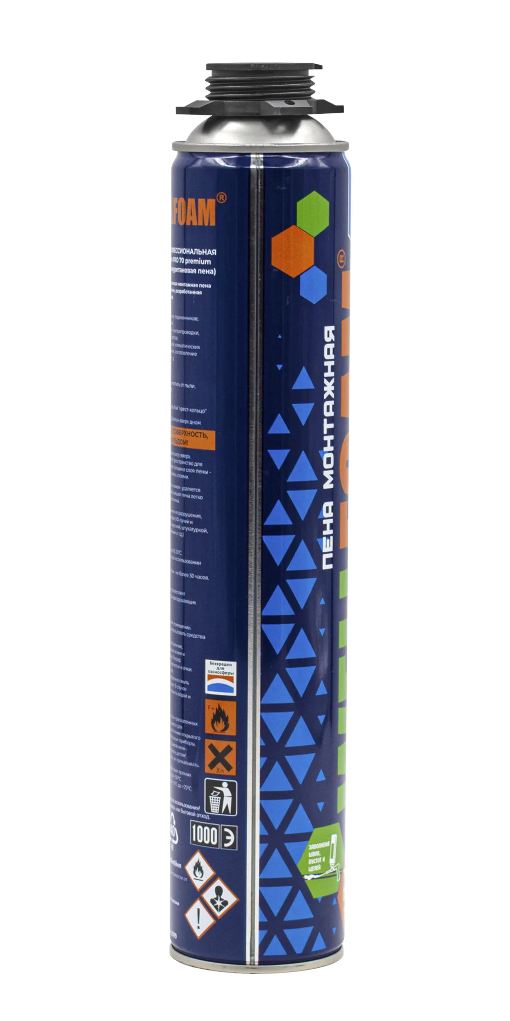 Пена монтажная профессиональная WELLFOAM 70, всесезонная, 1000мл, (шт.)