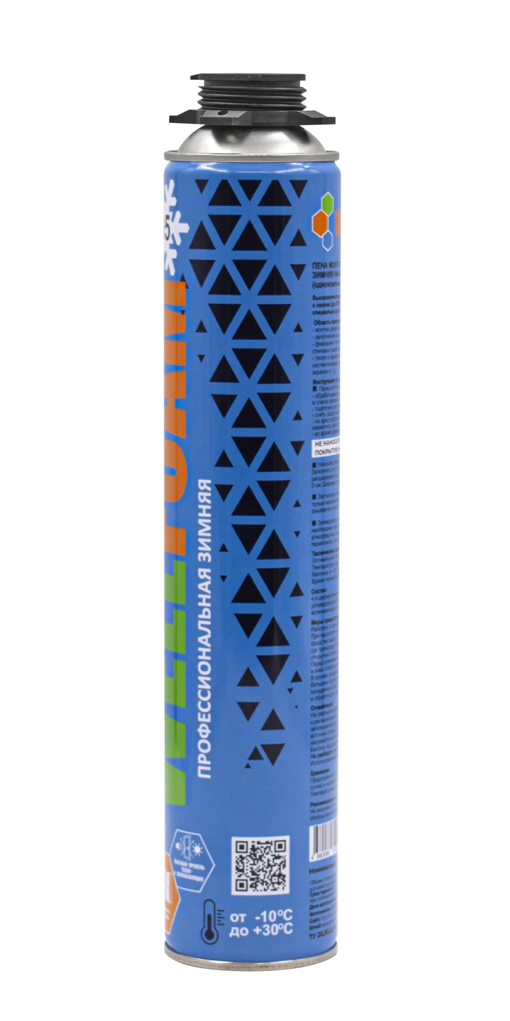 Пена монтажная профессиональная WELLFOAM 65, зимняя, 1000мл, (шт.)