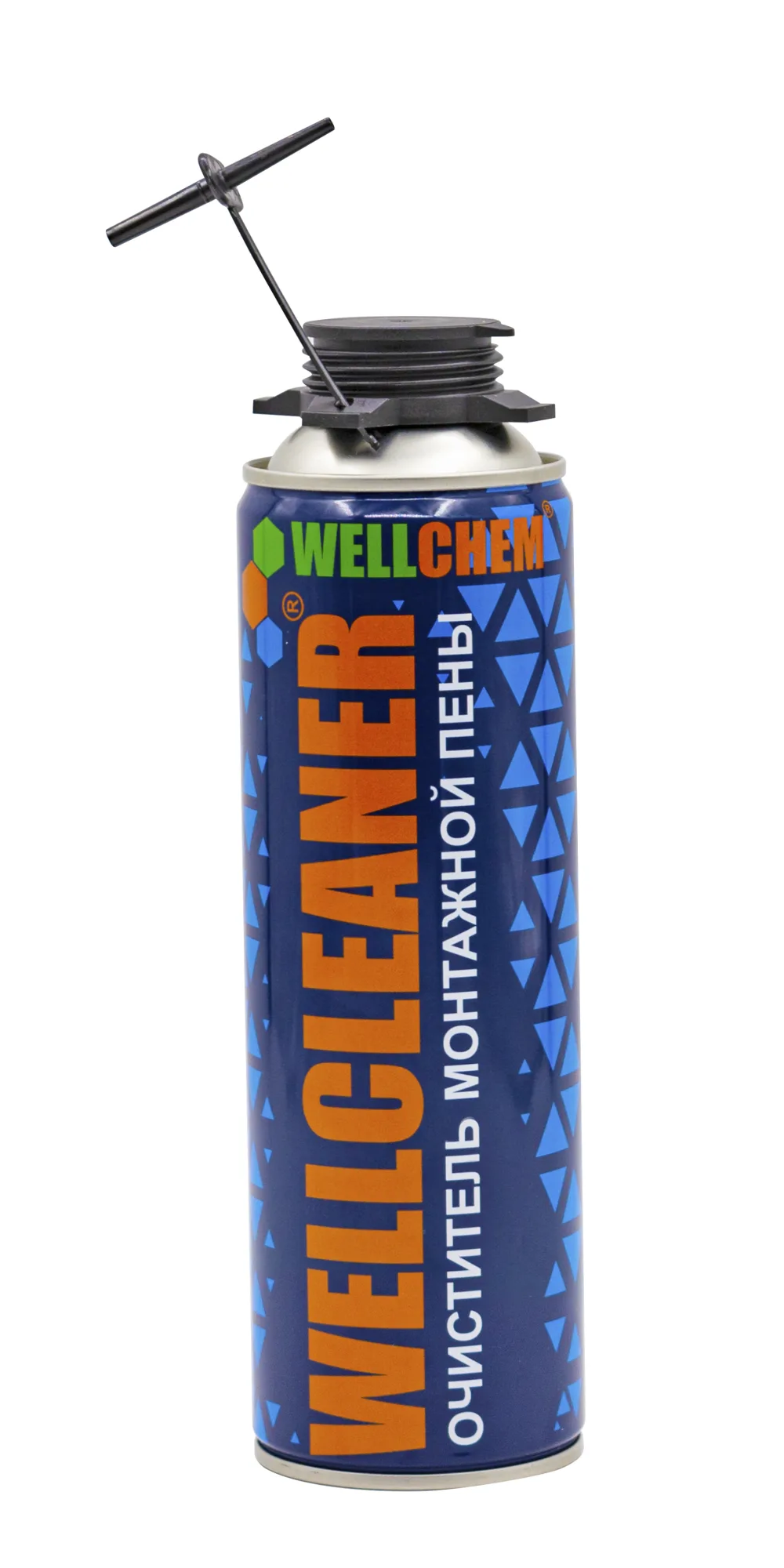 Очиститель монтажной пены WELLCLEANER, 450мл/650мл, (шт.)