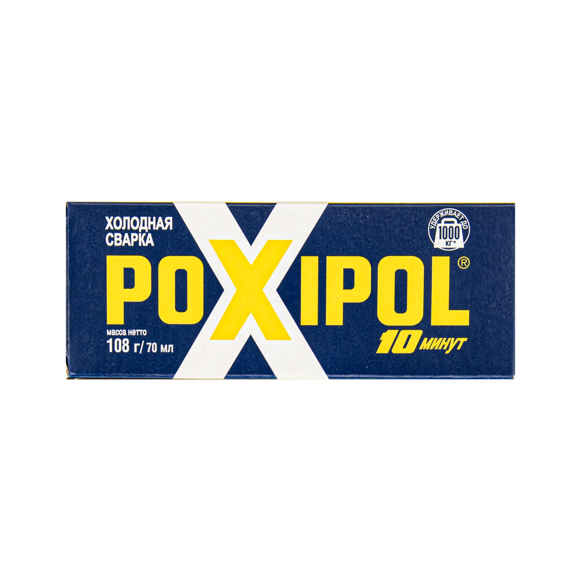 Клей Холодная сварка POXIPOL, двухкомпонентный эпоксидный клей, серый, 70мл, (шт.)