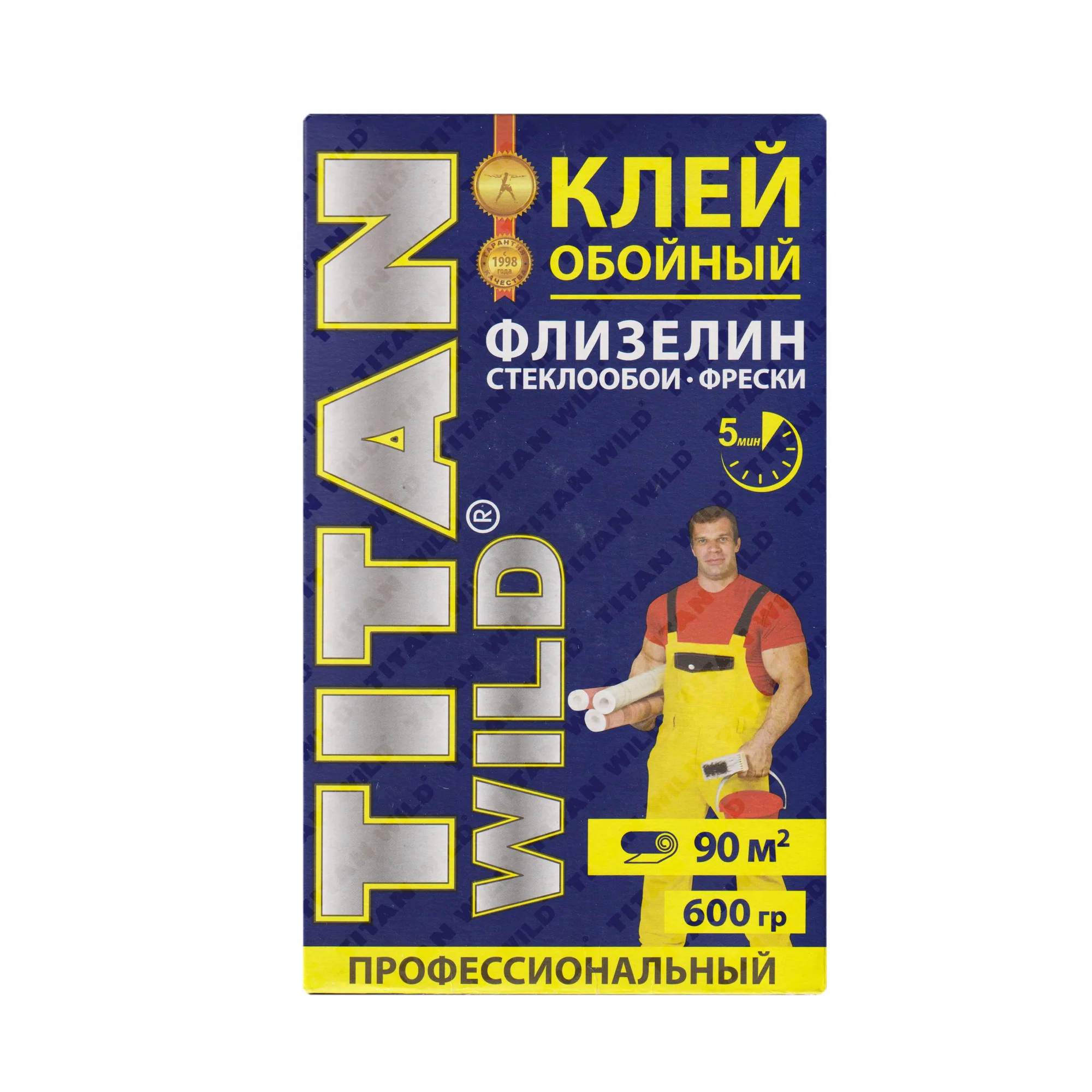 Клей обойный Titan Wild флизелиновый, 600г, (шт.)
